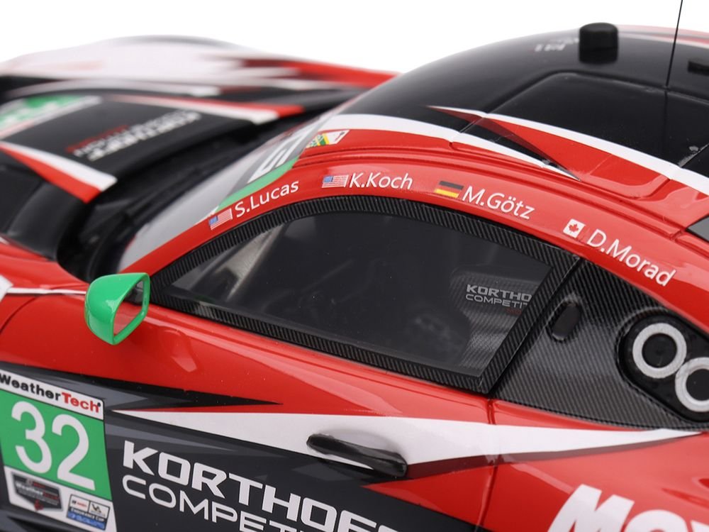 Mercedes-AMG GT3 EVO #32 Maximilian Gotz - Kenton Koch - Seth Lucas - Daniel Morad "Korthoff Competition Motors" IMSA "24 Hours of Daytona" (2025) 1/18 Model Car by Top Speed view 2