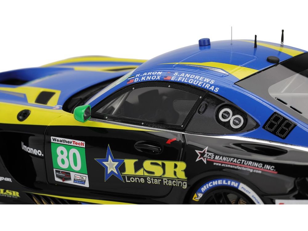 Mercedes-AMG GT3 EVO #80 Scott Andrews - Ralf Aron - Eric Filgueiras - Dan Knox "Lone Star Racing" IMSA "24 Hours of Daytona" (2025) 1/18 Model Car by Top Speed view 2
