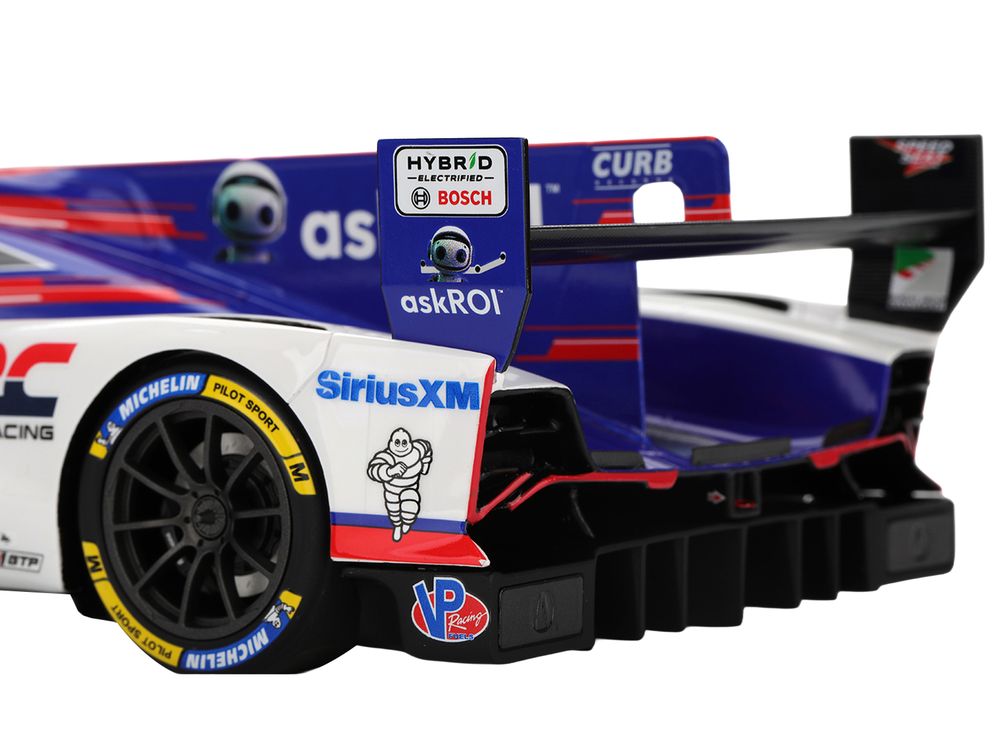 Acura ARX-06 GTP #60 Tom Blomqvist - Colin Braun - Scott Dixon - Felix Rosenqvist "Acura Meyer Shank Racing with Curb-Agajanian" 2nd Place IMSA "24 Hours of Daytona" (2025) 1/18 Model Car by Top Speed view 4