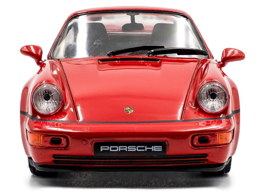 1994 Porsche 911 (964) RS 3.8 Guards Red 1/43 Diecast Model Car by Solido view 4