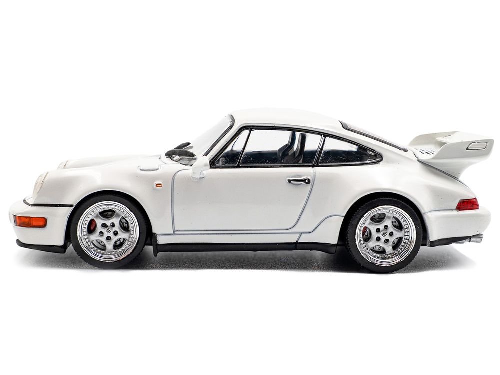 1994 Porsche 911 (964) RS 3.8 Grand Prix White 1/43 Diecast Model Car by Solido view 2