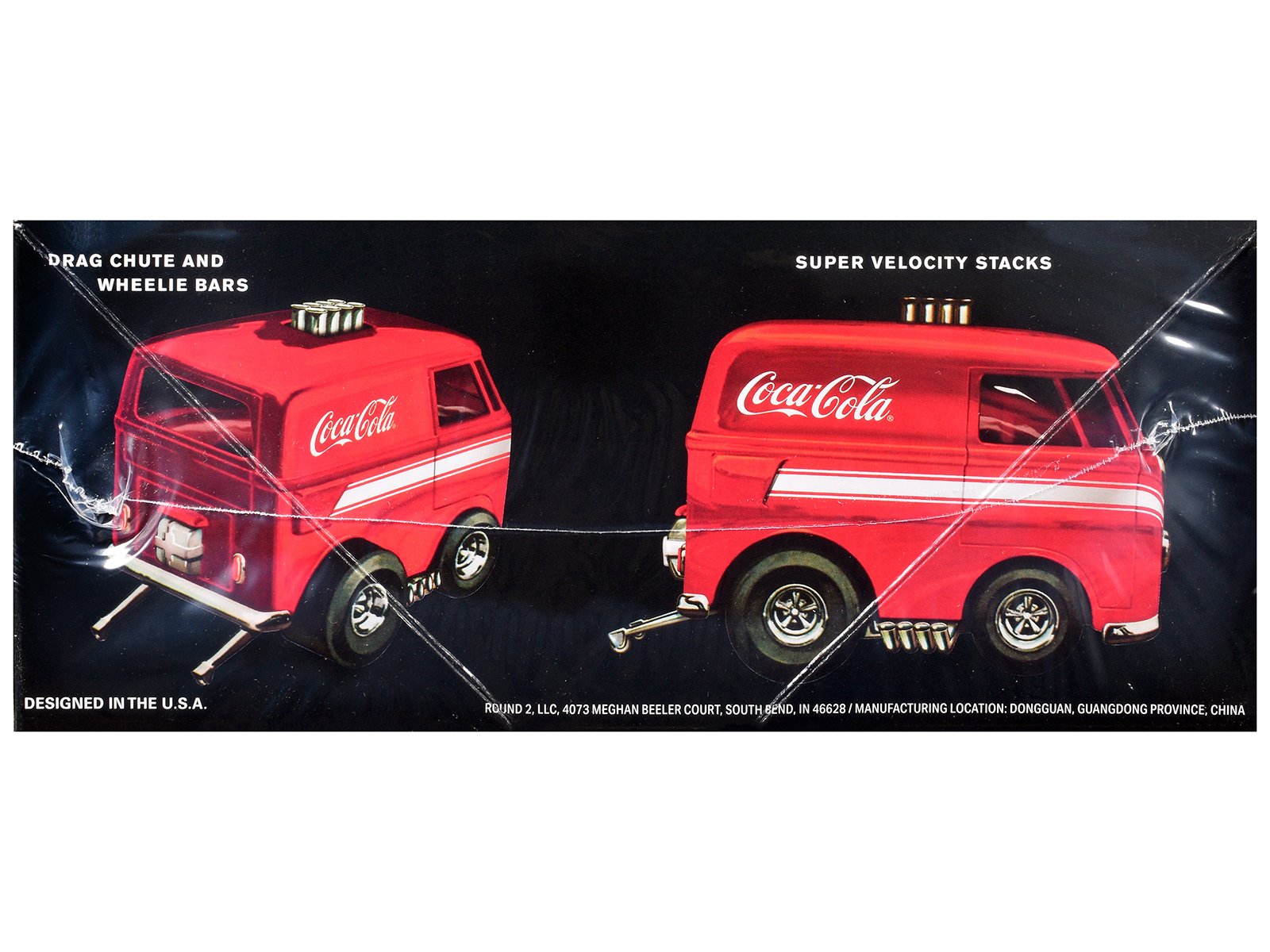 Skill 2 Model Kit Volkswagen Van Show Rod "Coca-Cola" 1/25 Scale Model by AMT view 2