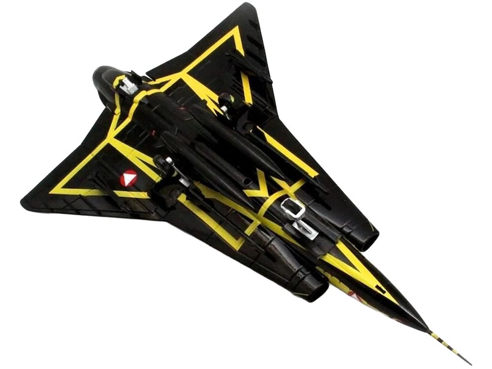 Saab Draken Fighter Aircraft "21 Draken 45th Anniversary Dragon Knights Retirement Livery" (2005) Austrian Air Force 1/72 Diecast Model Airplane by Aviation 72 view 5