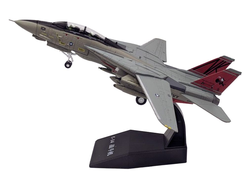 Grumman F-14D Tomcat Aircraft "VF-31 Tomcatters USS John C. Stennis" (2003) United States Navy 1/100 Diecast Model Airplane view 2