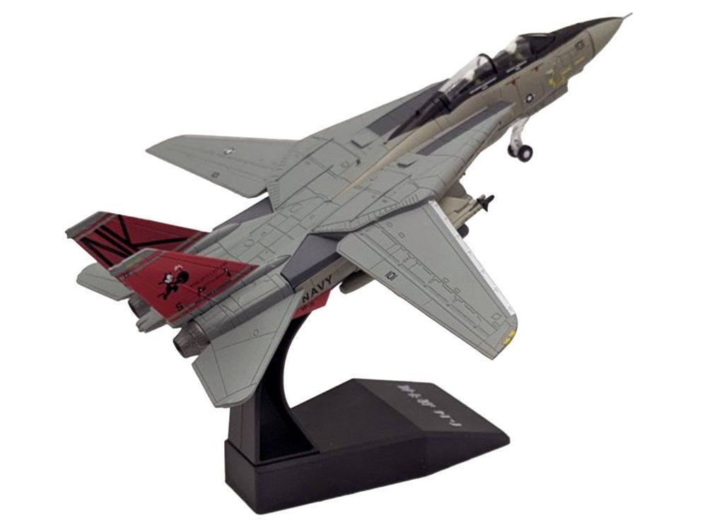 Grumman F-14D Tomcat Aircraft "VF-31 Tomcatters USS John C. Stennis" (2003) United States Navy 1/100 Diecast Model Airplane view 3