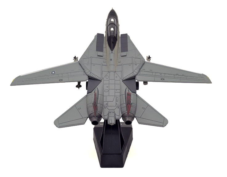 Grumman F-14D Tomcat Aircraft "VF-31 Tomcatters USS John C. Stennis" (2003) United States Navy 1/100 Diecast Model Airplane view 4