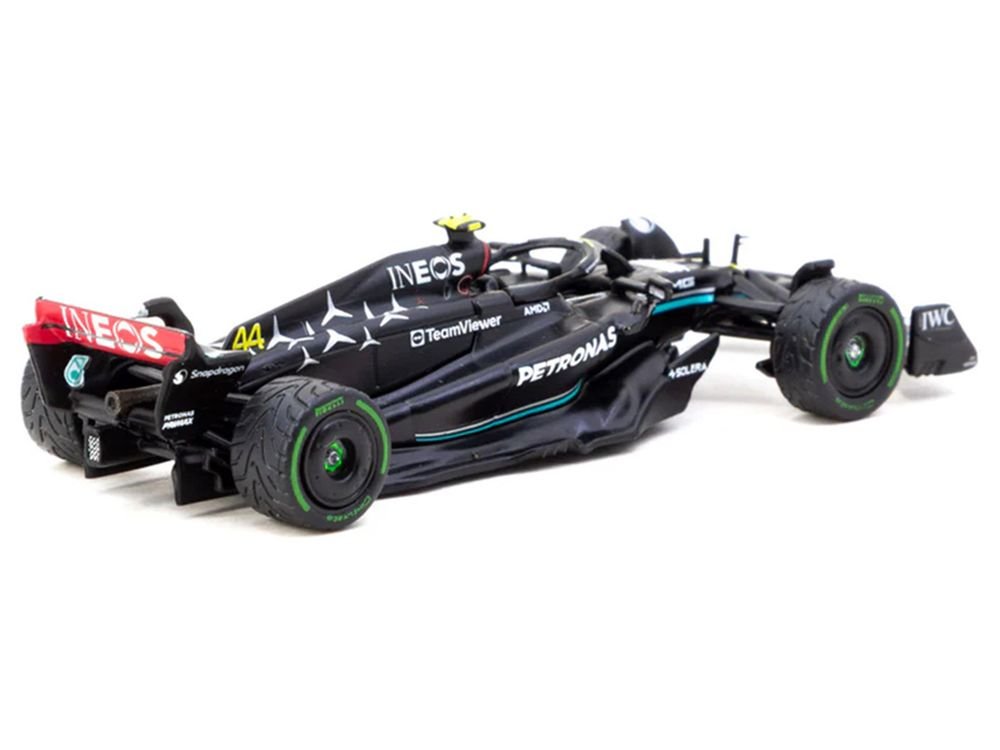 Mercedes-AMG F1 W14 E Performance #44 Lewis Hamilton Formula One F1 "Monaco GP" (2023) "Global64" Series 1/64 Diecast Model by Tarmac Works view 3