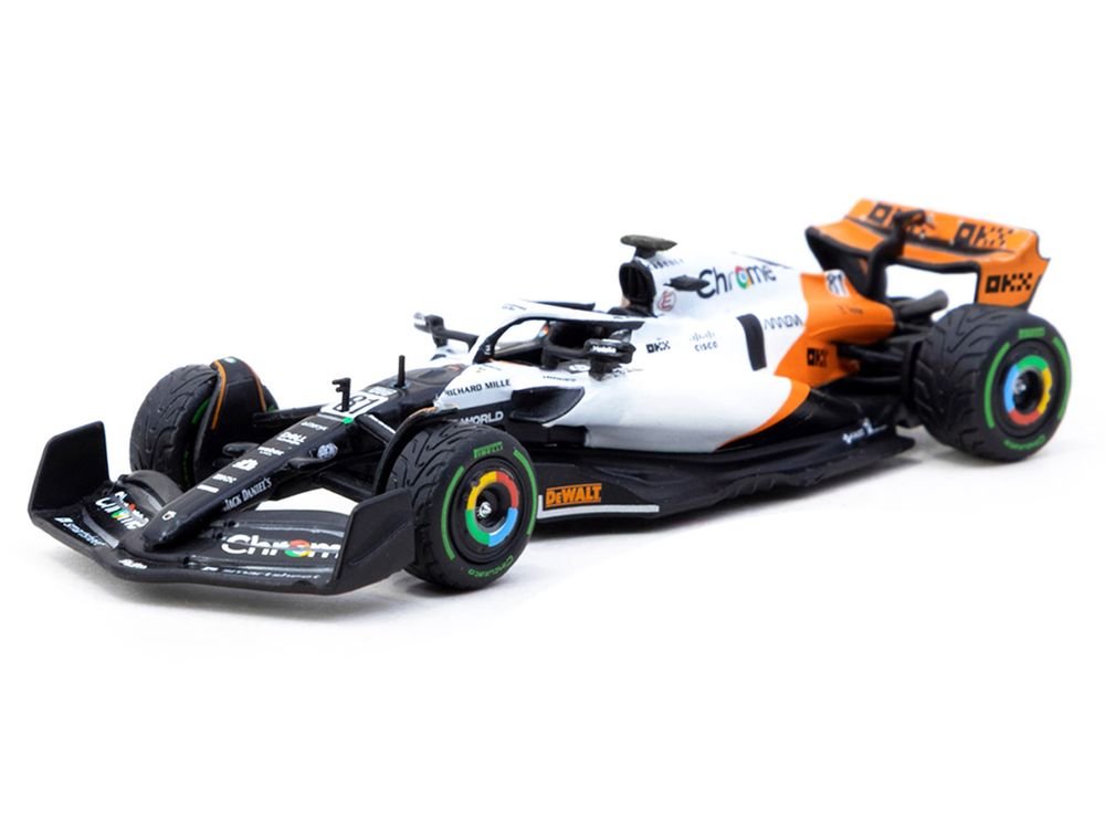McLaren MCL60 #81 Oscar Piastri Formula One F1 "Monaco GP" (2023) "Global64" Series 1/64 Diecast Model by Tarmac Works view 2