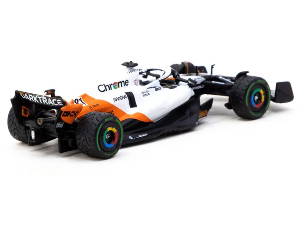 McLaren MCL60 #81 Oscar Piastri Formula One F1 "Monaco GP" (2023) "Global64" Series 1/64 Diecast Model by Tarmac Works view 3