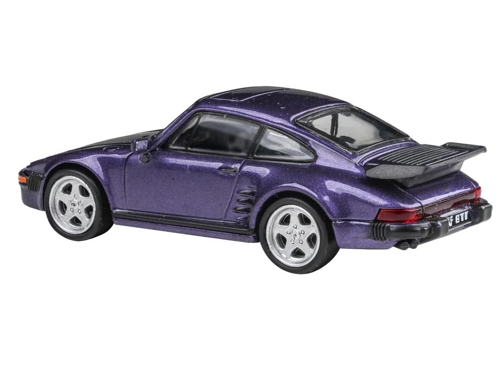 1986 RUF BTR Slantnose Prussian Blue Metallic 1/64 Diecast Model Car by Paragon Models view 2