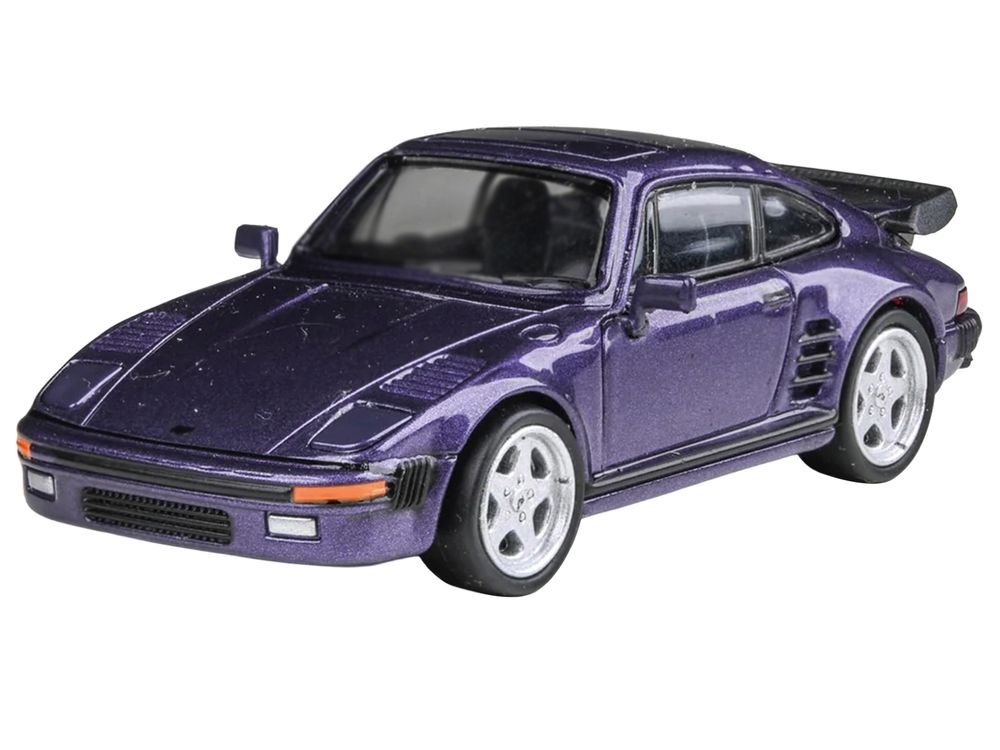 1986 RUF BTR Slantnose Prussian Blue Metallic 1/64 Diecast Model Car by Paragon Models view 3