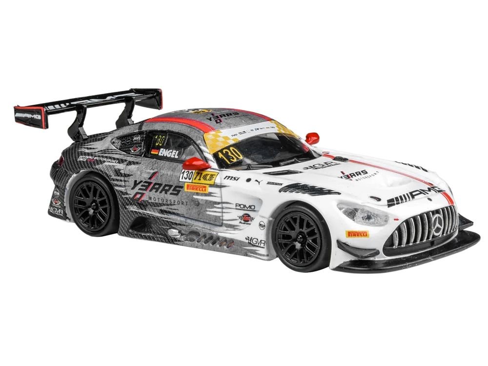 Mercedes-AMG GT3 #130 Maro Engel "GruppeM Racing" Winner "Macau GT Cup - FIA GT World Cup" (2024) 1/64 Diecast Model Car by Paragon Models view 2