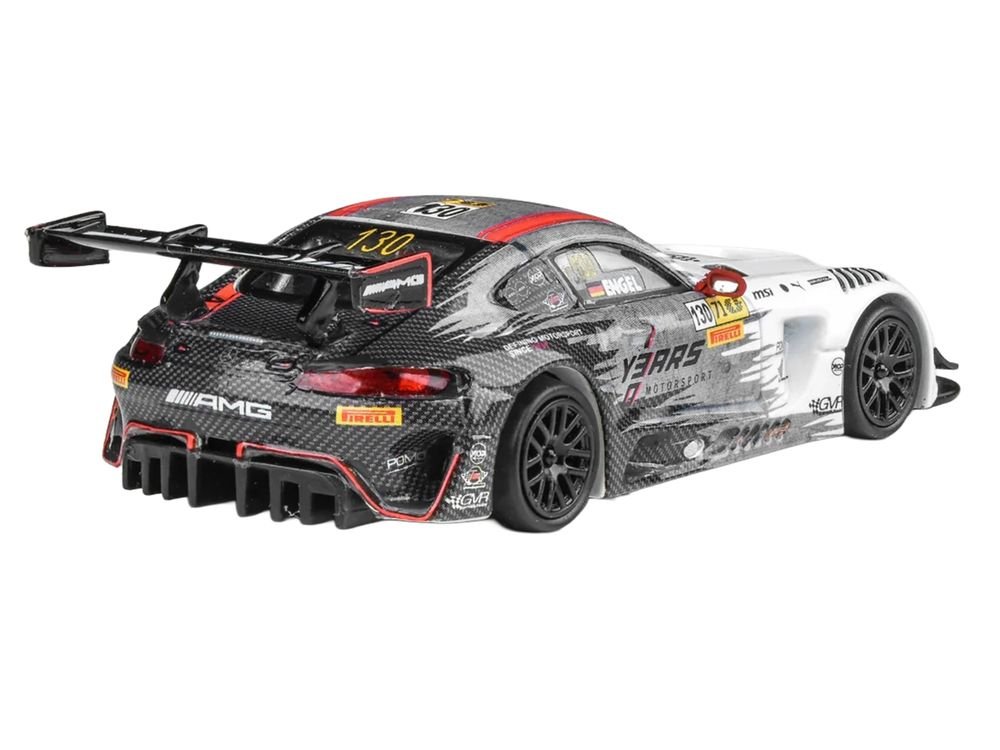 Mercedes-AMG GT3 #130 Maro Engel "GruppeM Racing" Winner "Macau GT Cup - FIA GT World Cup" (2024) 1/64 Diecast Model Car by Paragon Models view 3