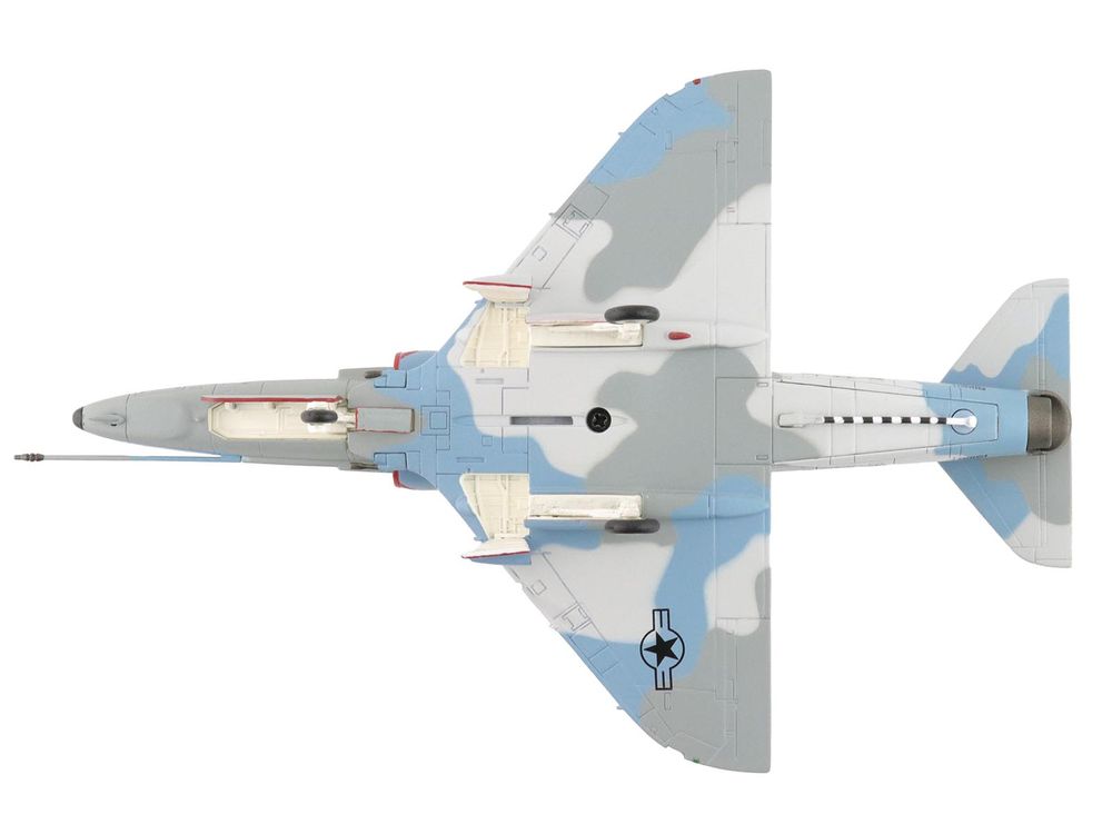 Douglas A-4E Skyhawk Aircraft "151118 Aggressor Scheme VA-43" (1975) United States Navy "Air Power Series" 1/72 Diecast Model by Hobby Master view 5
