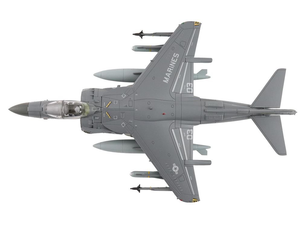 McDonnell Douglas AV-8B Plus Harrier II Aircraft "165357 VMA-231 Ace of Spades Operation Inherent Resolve USCENTCOM" (2017) United States Marine Corps "Air Power Series" 1/72 Diecast Model by Hobby Master view 4