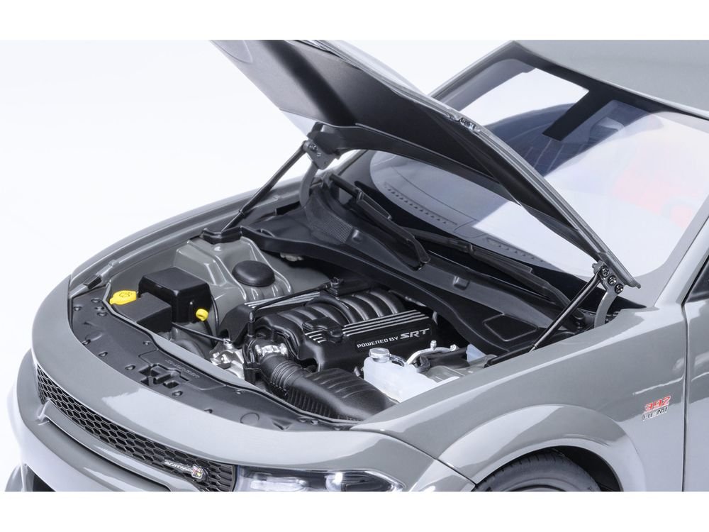 Dodge Charger Scat Pack Widebody Destroyer Gray 1/18 Model Car by Autoart view 3