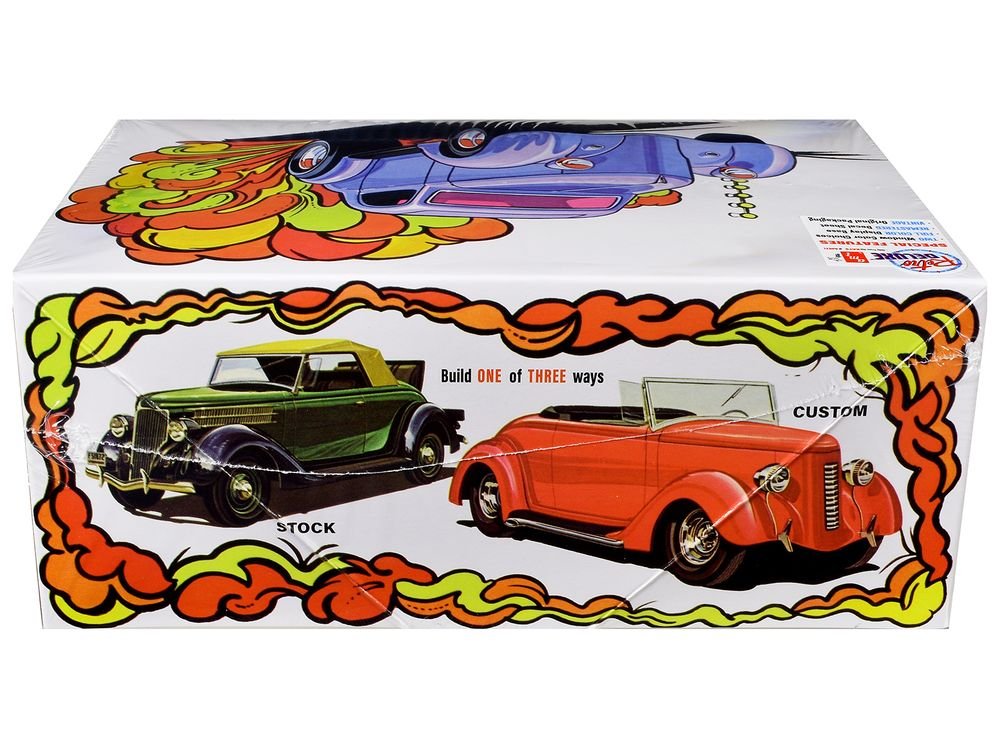 Skill 2 Model Kit 1936 Ford Coupe Gasser 3-in-1 Kit 1/25 Scale Model by AMT view 2