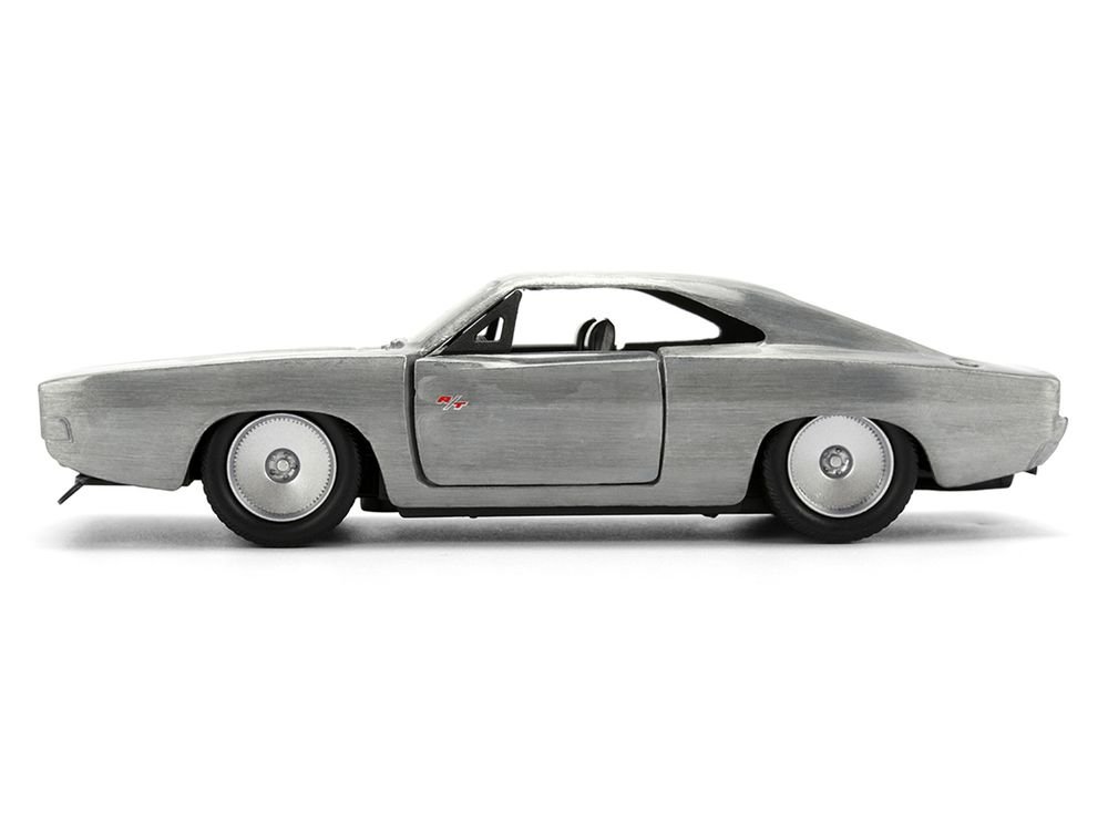 Dom's Dodge Charger R/T Raw Metal "Fast & Furious 7" (2015) Movie 1/32 Diecast Model Car by Jada view 3