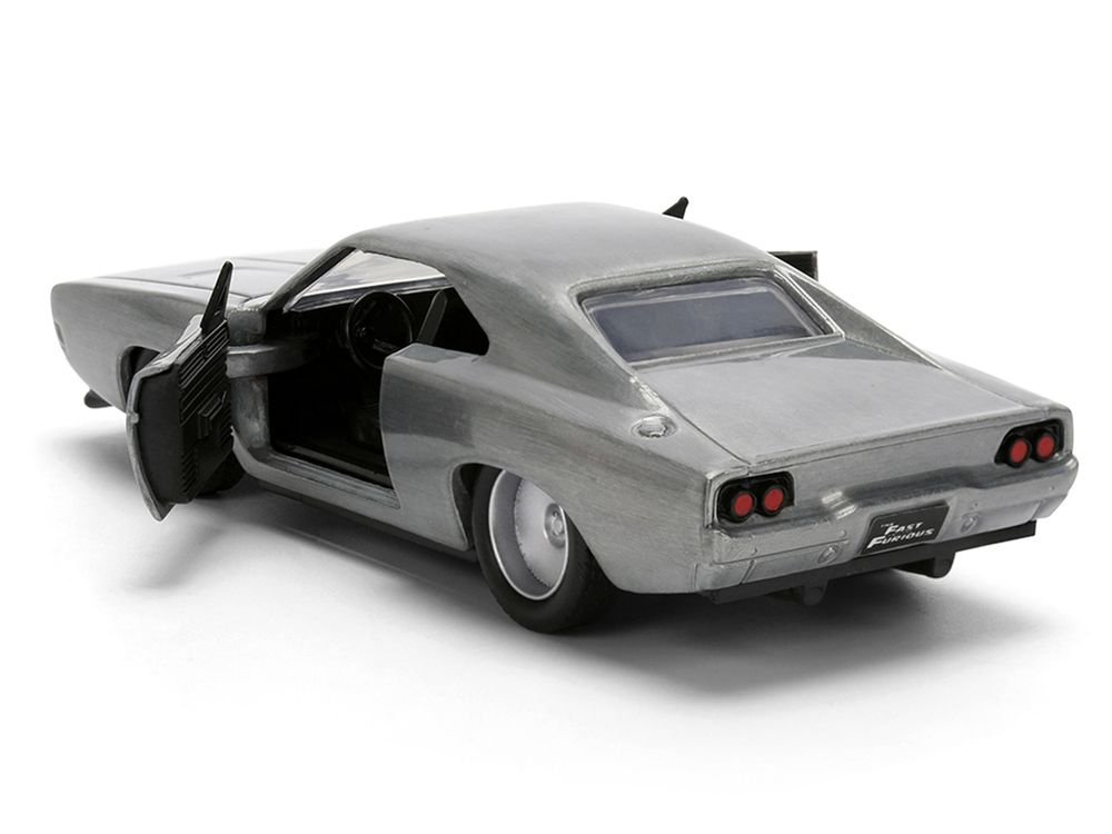 Dom's Dodge Charger R/T Raw Metal "Fast & Furious 7" (2015) Movie 1/32 Diecast Model Car by Jada view 4