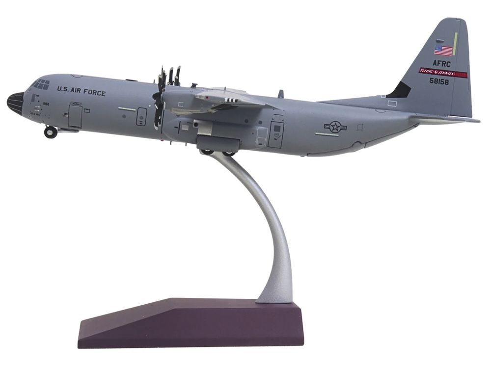 Lockheed C-130J-30 Super Hercules Transport Aircraft "05-8158 Flying Jennies 815th Airlift Squadron Keesler Air Force Base" United States Air Force "Gemini 200" Series 1/200 Diecast Model by GeminiJets view 2