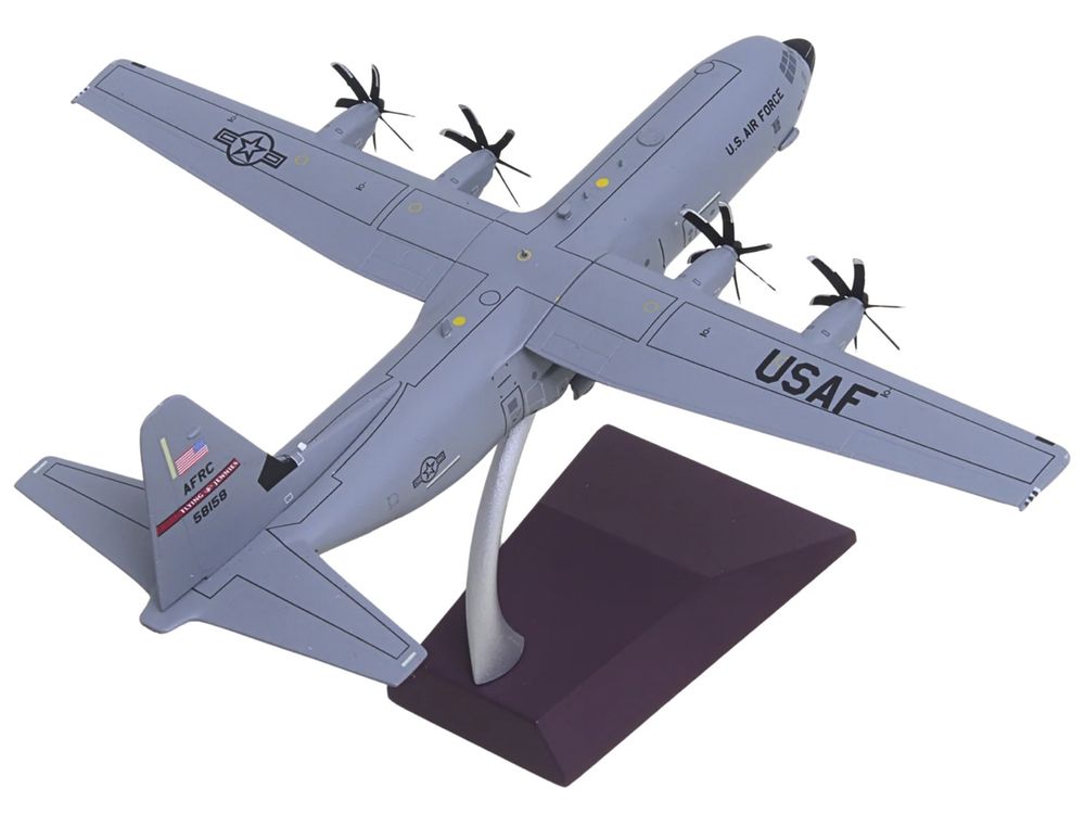 Lockheed C-130J-30 Super Hercules Transport Aircraft "05-8158 Flying Jennies 815th Airlift Squadron Keesler Air Force Base" United States Air Force "Gemini 200" Series 1/200 Diecast Model by GeminiJets view 4