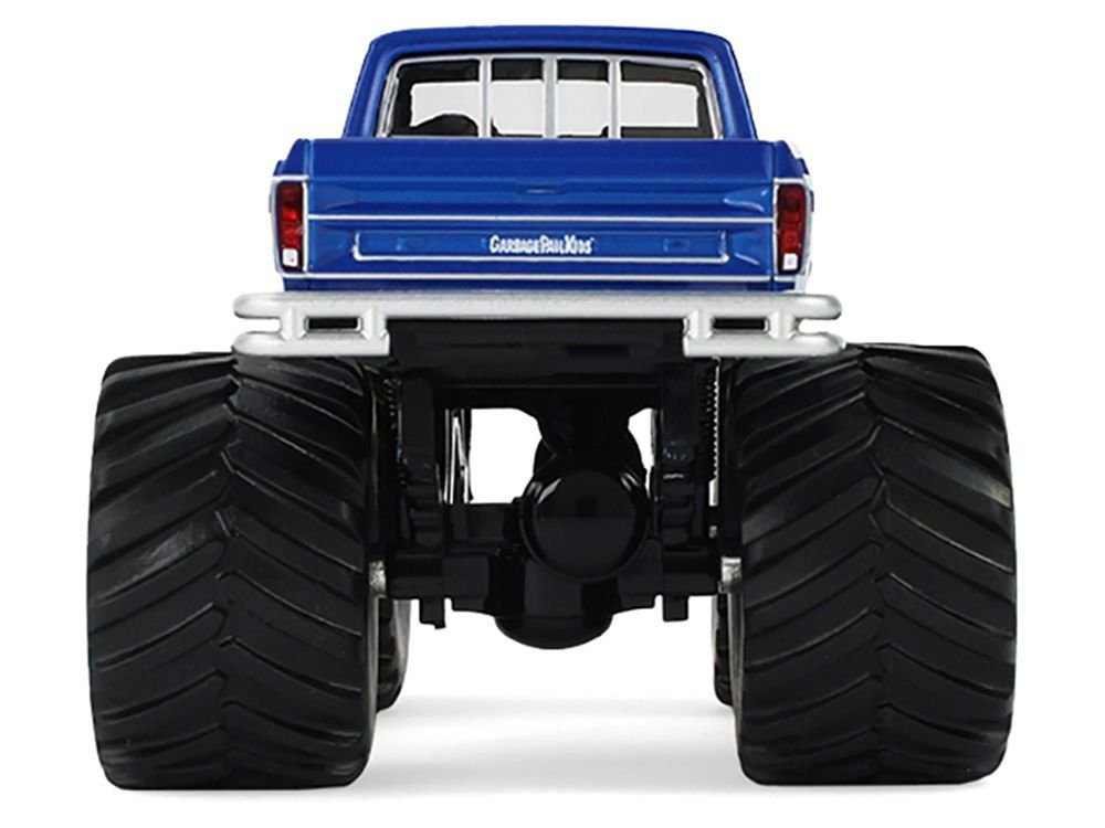 1976 Ford F-250 Monster Truck "Garbage Pail Kids 40th Anniversary - Buck Truck" Blue Metallic with Graphics "Kings of Crunch" Series 1/43 Diecast Model Car by Greenlight view 4