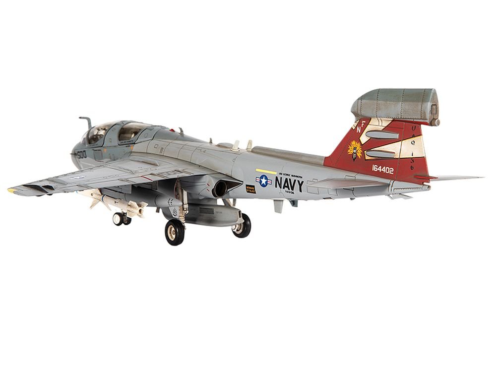 Grumman EA-6B Prowler Attack Aircraft "VAQ-136 Gauntlets USS George Washington" (2012) United States Navy 1/72 Diecast Model by JC Wings view 4