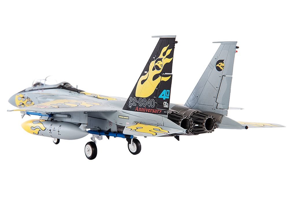 Mitsubishi F-15J Eagle Fighter Aircraft "306th Tactical Fighter Squadron 40th Anniversary" (2021) JASDF (Japan Air Self-Defense Force) 1/72 Diecast Model by JC Wings view 4