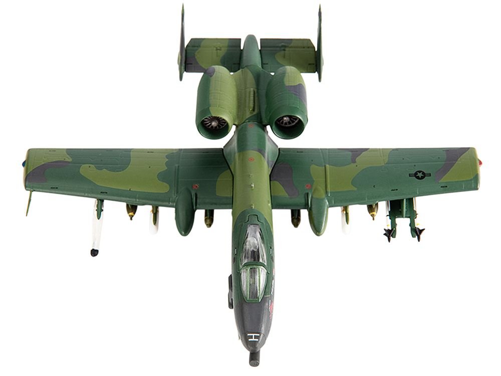Fairchild Republic A-10 Thunderbolt II Attack Aircraft "23rd Tactical Fighter Wing 706th Fighter Squadron Operation Desert Storm" (1991) United States Air Force 1/144 Diecast Model by JC Wings view 3