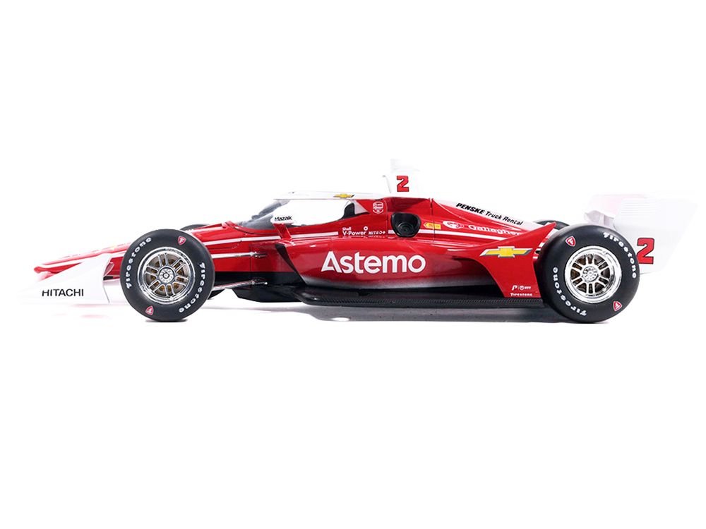 Dallara IndyCar #2 Josef Newgarden "Astemo" Team Penske (Road Course Configuration) "NTT IndyCar Series" (2026) 1/18 Diecast Model Car by IXO Models view 2