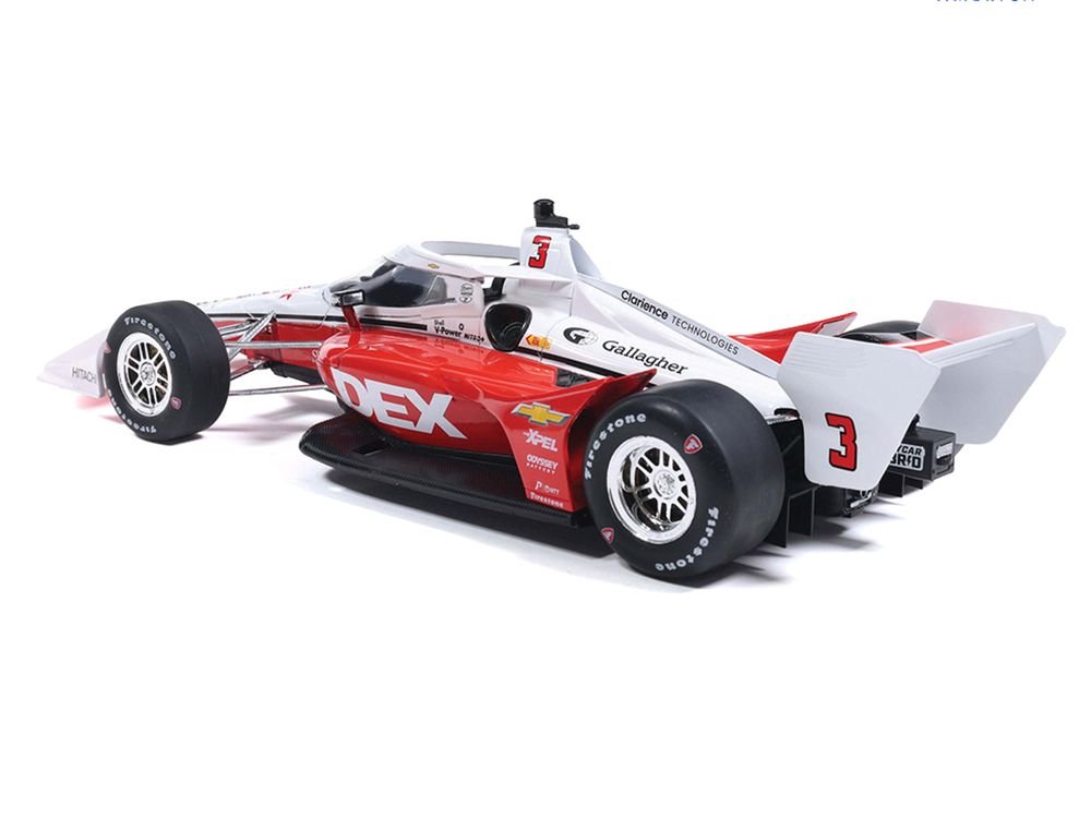 Dallara IndyCar #3 Scott McLaughlin "DEX" Team Penske (Road Course Configuration) "NTT IndyCar Series" (2026) 1/18 Diecast Model Car by IXO Models view 3
