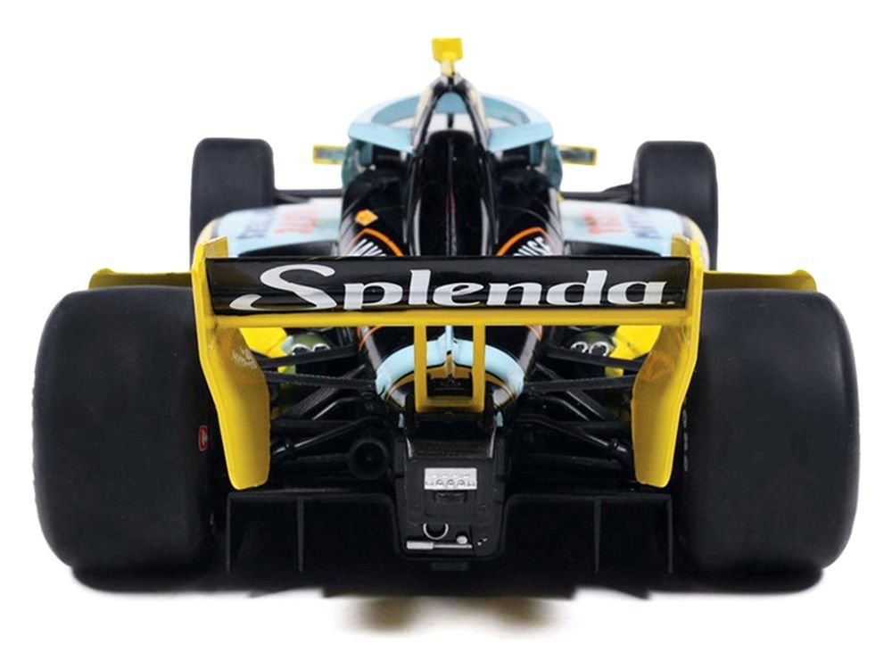 Dallara IndyCar #21 Christian Rasmussen "Splenda" Ed Carpenter Racing (Road Course Configuration) "NTT IndyCar Series" (2026) 1/18 Diecast Model Car by IXO Models view 5