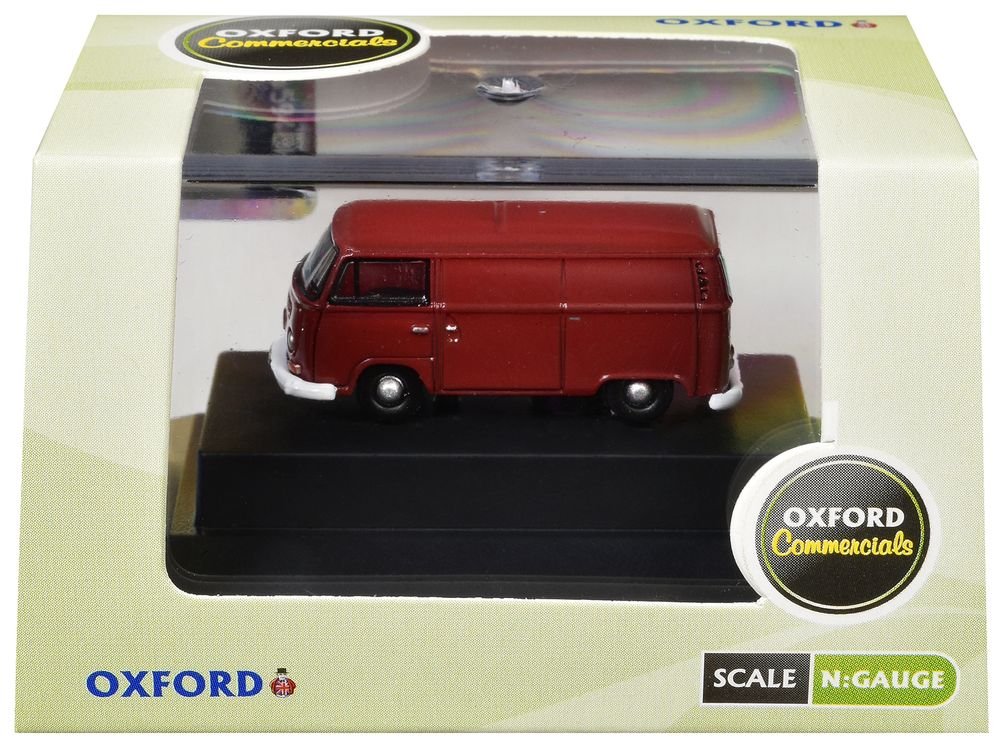 Volkswagen T2 Van Senegal Red 1/148 (N) Scale Diecast Model Car by Oxford Diecast view 3