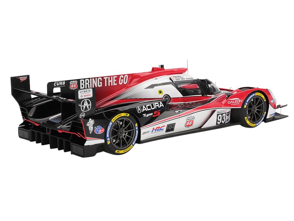 Acura ARX-06 #93 Alex Palou - Renger van der Zande - Nick Yelloly "Acura Meyer Shank Racing" 3rd Place GTP IMSA "12 Hours of Sebring" (2025) 1/18 Model Car by Top Speed view 5