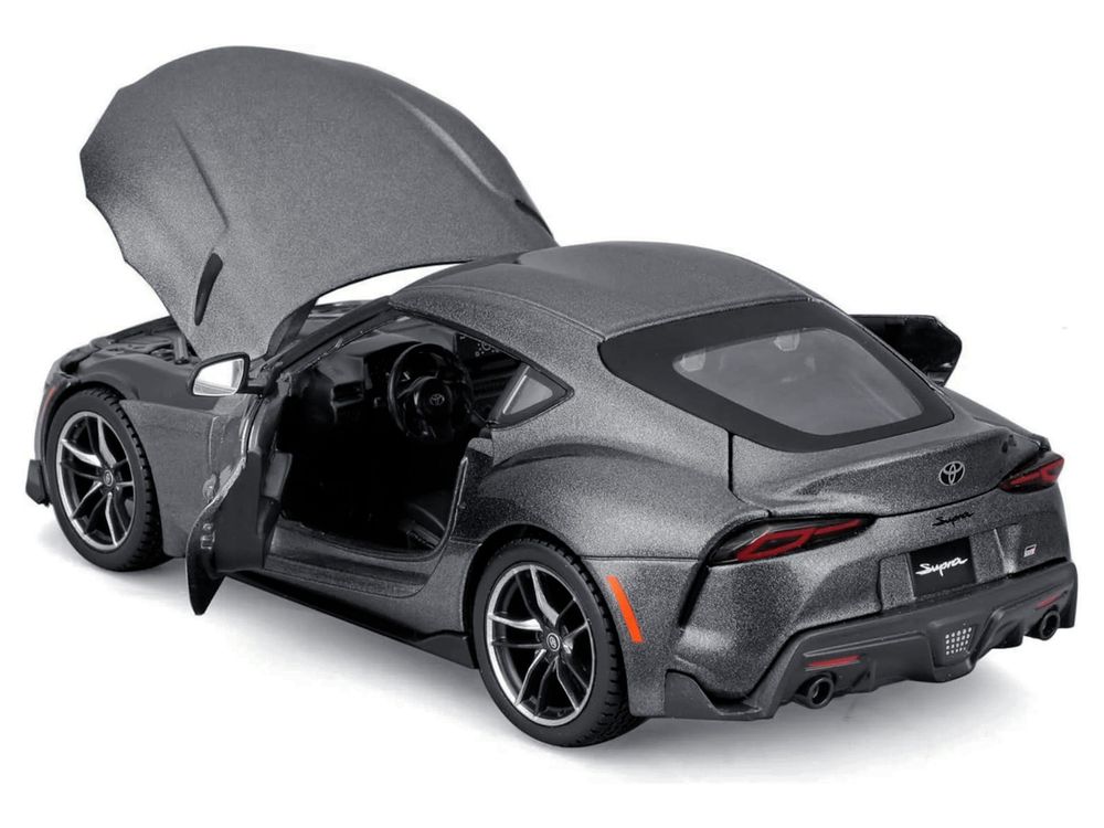 Toyota GR Supra Gray Metallic "Special Edition" Series 1/24 Diecast Model Car by Maisto view 4