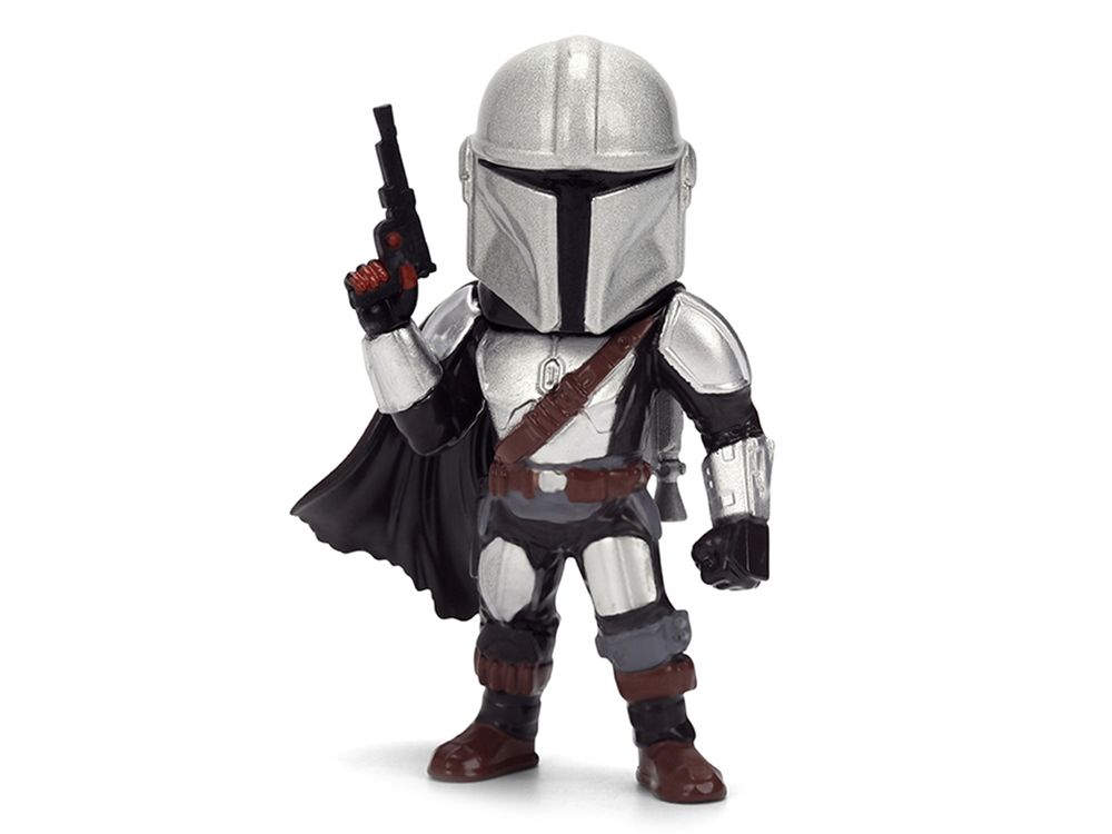 Set of 4 Diecast Figures "Star Wars: The Mandalorian & Grogu" (2026) Movie "Metalfigs" Series Diecast Models by Jada view 3