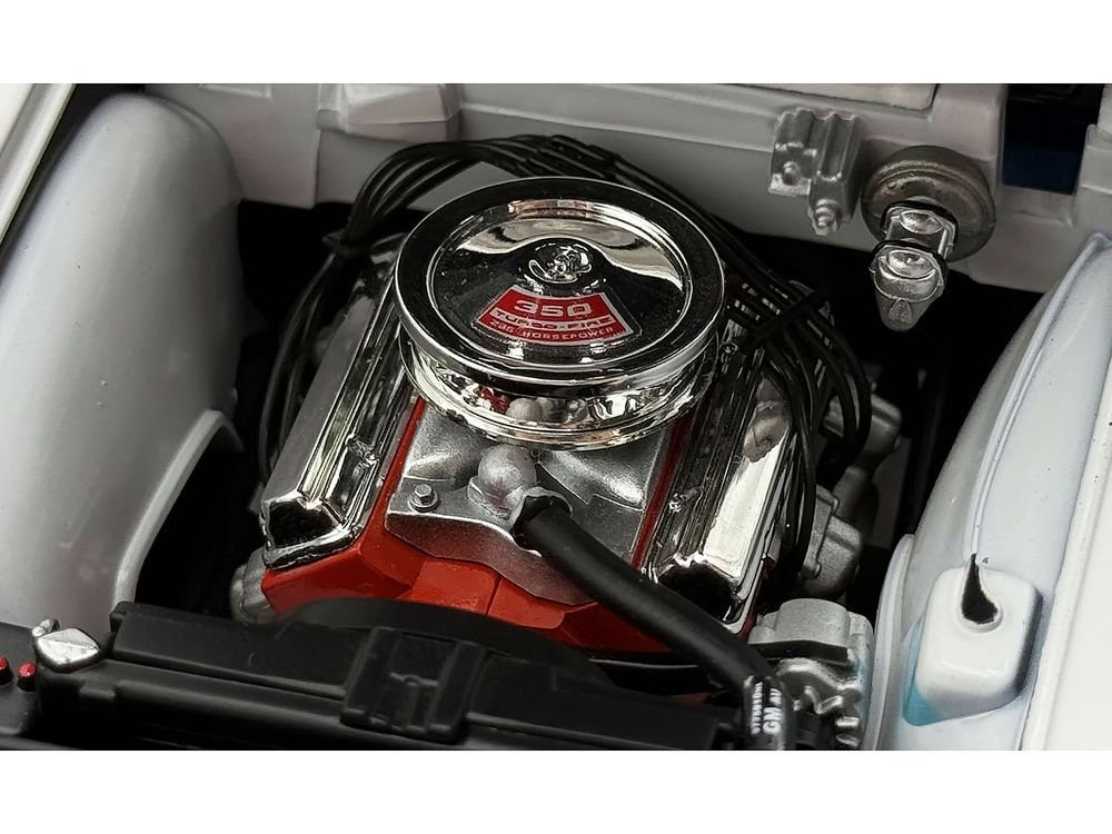 1967 Chevrolet Camaro RS/SS "Car Craft Test Car" White Limited Edition to 180 pieces Worldwide 1/18 Diecast Model Car by ACME view 3