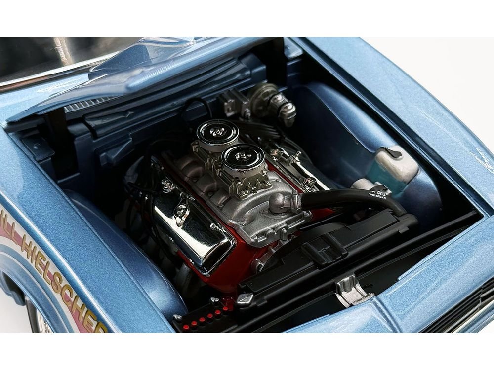 1967 Chevrolet Camaro "Mr. Bardahl Drag Car" Blue Metallic with Red and White Graphics Limited Edition to 312 pieces Worldwide 1/18 Diecast Model Car by ACME view 4