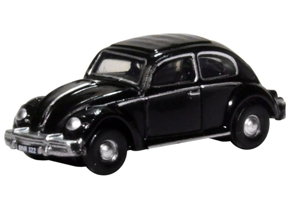 Volkswagen Beetle Black 1/148 (N) Scale Diecast Model Car by Oxford Diecast view 2