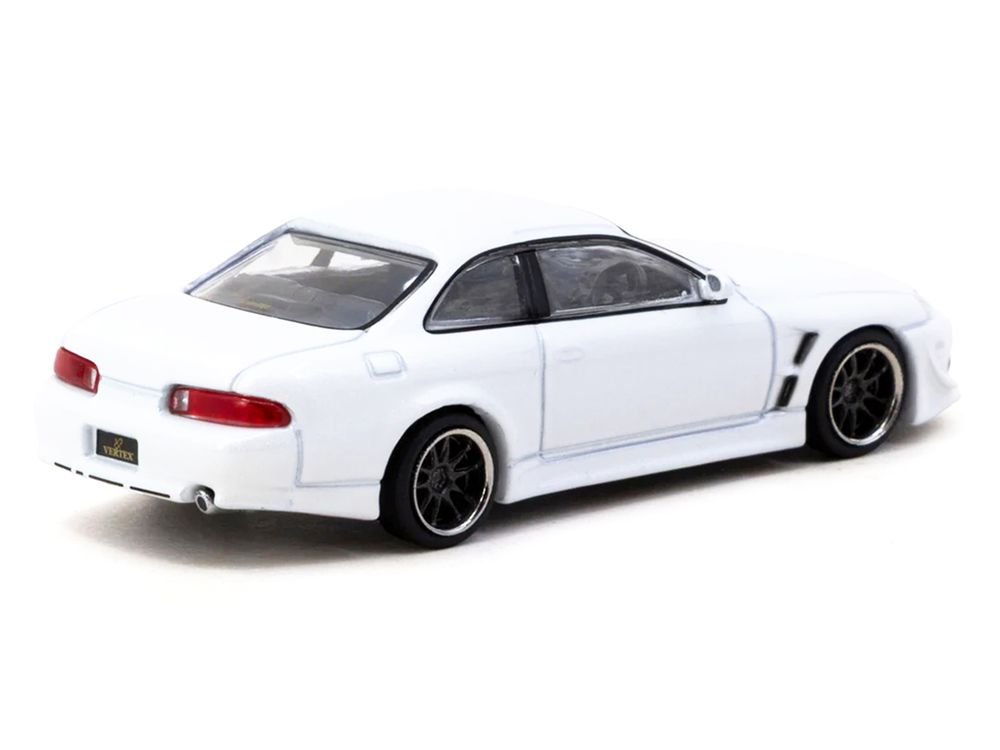 Toyota VERTEX Soarer JZZ30 RHD (Right Hand Drive) White Metallic "Global64" Series 1/64 Diecast Model Car by Tarmac Works view 3