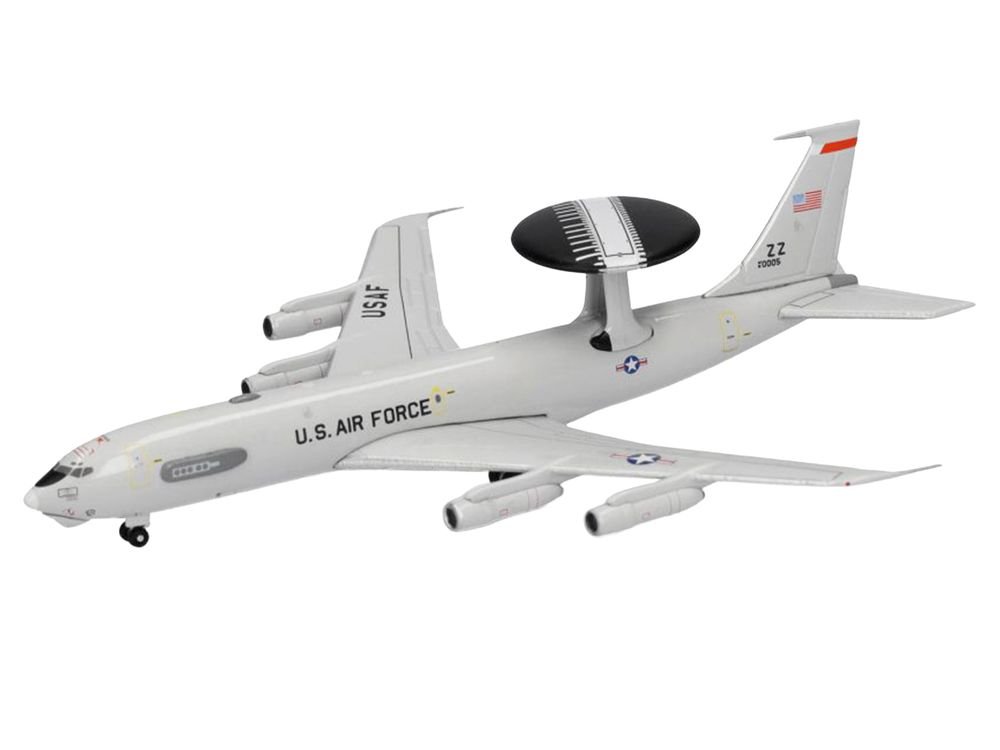 Boeing E-3 Sentry Aircraft "961st Airborne Air Control Squadron Kadena Air Base" (81-0005) United States Air Force 1/500 Diecast Model Airplane by Herpa view 2