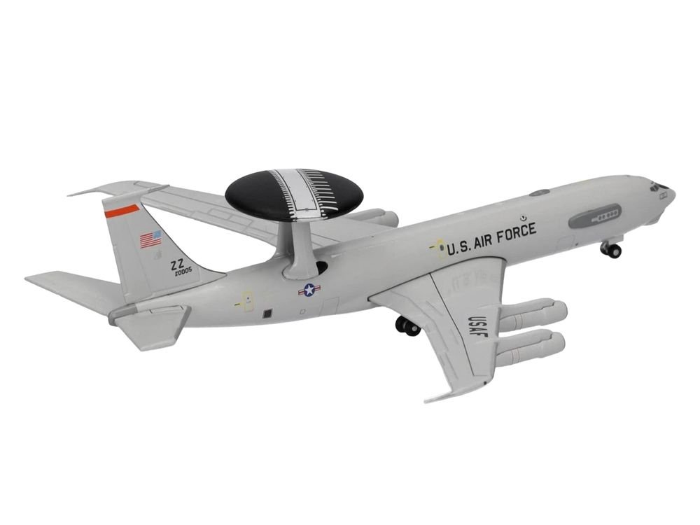Boeing E-3 Sentry Aircraft "961st Airborne Air Control Squadron Kadena Air Base" (81-0005) United States Air Force 1/500 Diecast Model Airplane by Herpa view 5