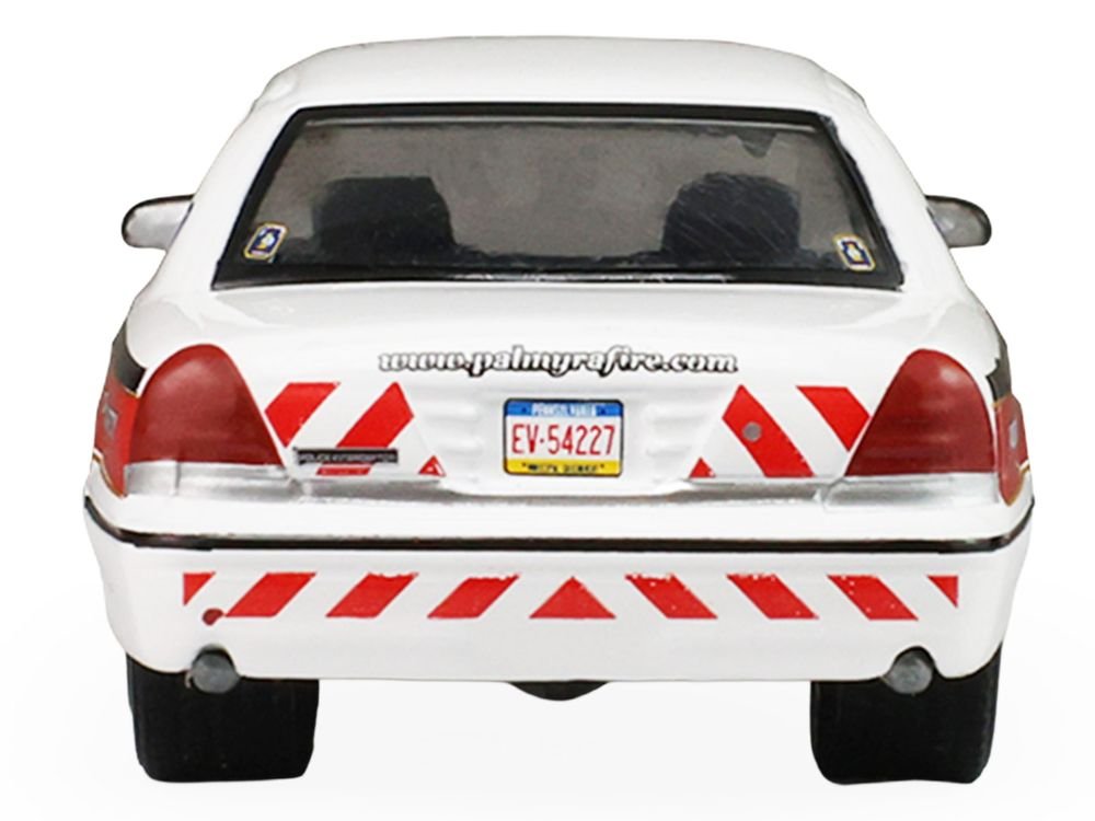 2011 Ford Crown Victoria "Palmyra Pennsylvania Citizen's Fire Company" White with Graphics "Fire & Rescue" Series #5 1/64 Diecast Model Car by Greenlight view 5