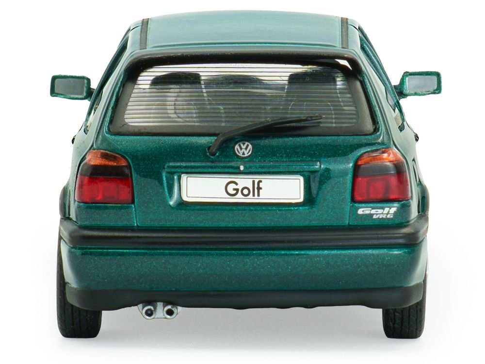 1994 Volkswagen Golf MKIII VR6 Dragon Green Pearl 1/43 Diecast Model Car by Solido view 5