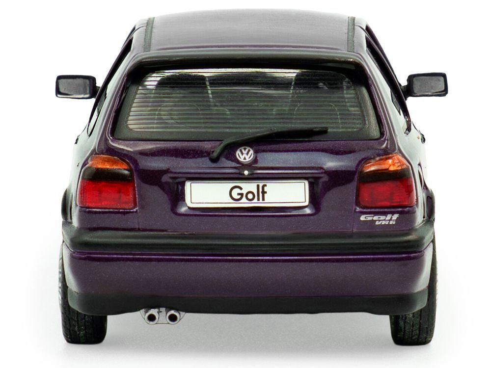 1994 Volkswagen Golf MKIII VR6 Purple Metallic 1/43 Diecast Model Car by Solido view 5