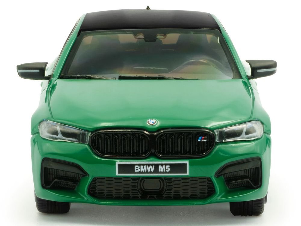 2022 BMW M5 Competition Signal Green with Black Top 1/43 Diecast Model Car by Solido view 4