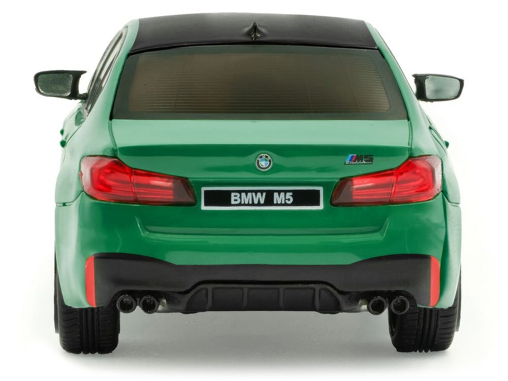 2022 BMW M5 Competition Signal Green with Black Top 1/43 Diecast Model Car by Solido view 5