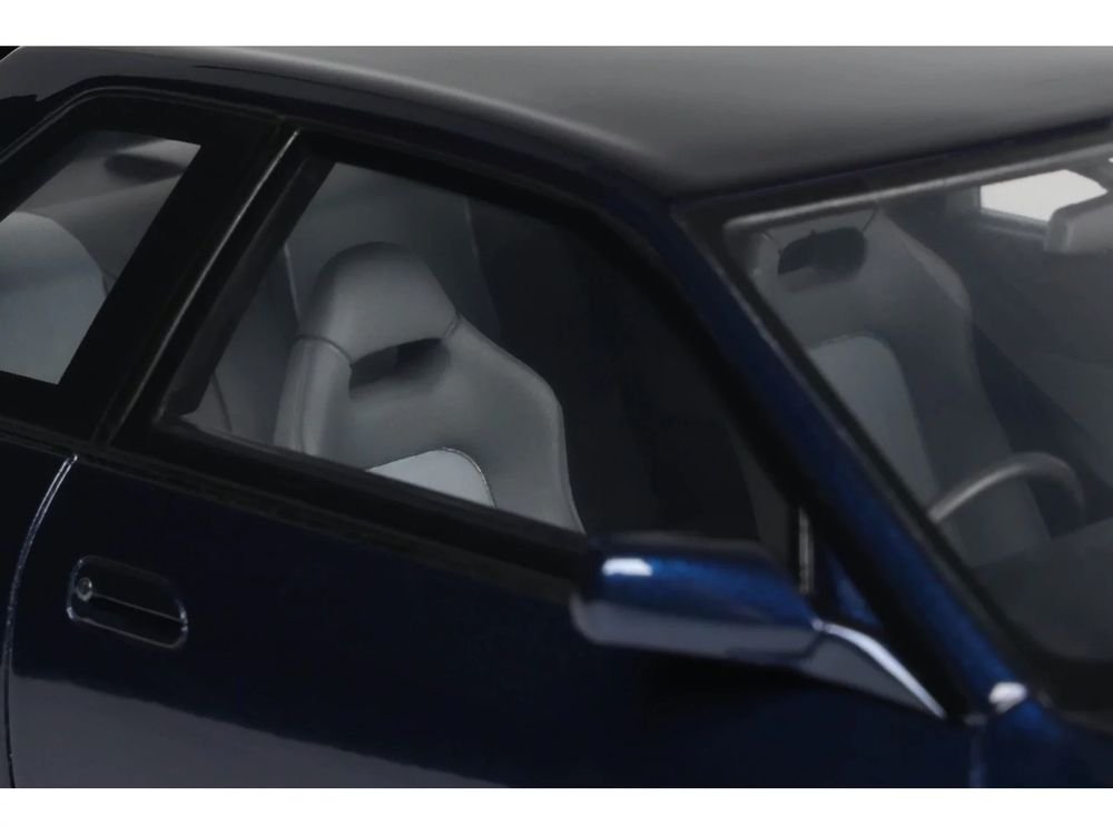 1993 Nissan Skyline GT-R (BNR32) RHD (Right Hand Drive) Dark Blue Pearl Limited Edition to 2000 pieces Worldwide 1/18 Model Car by Otto Mobile view 2