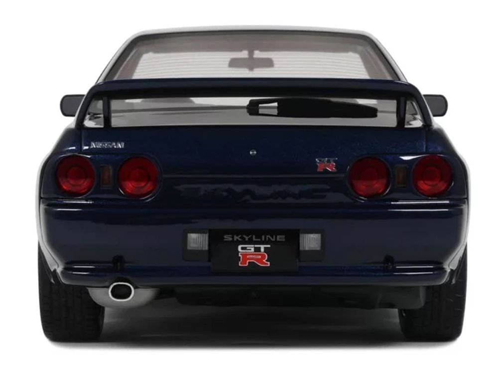 1993 Nissan Skyline GT-R (BNR32) RHD (Right Hand Drive) Dark Blue Pearl Limited Edition to 2000 pieces Worldwide 1/18 Model Car by Otto Mobile view 5