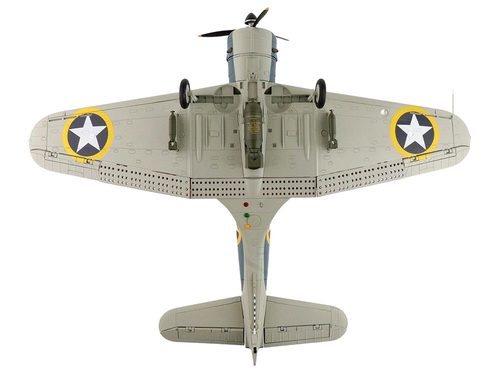 Douglas SBD-3 Dauntless Aircraft "06624 41-S-13 Operation Torch VS-41 USS Ranger" (1942) United States Navy "Premium Collection" 1/32 Diecast Model by Hobby Master view 5